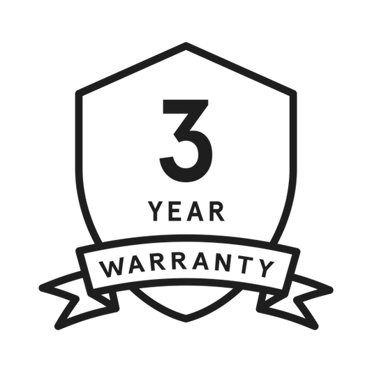 3 Year Warranty